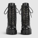 Gucci Women’s lace-up ankle boot with GG - Image 2